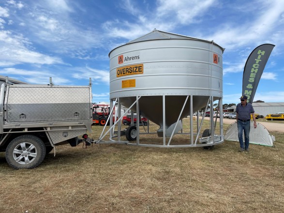 Ivan with field bin